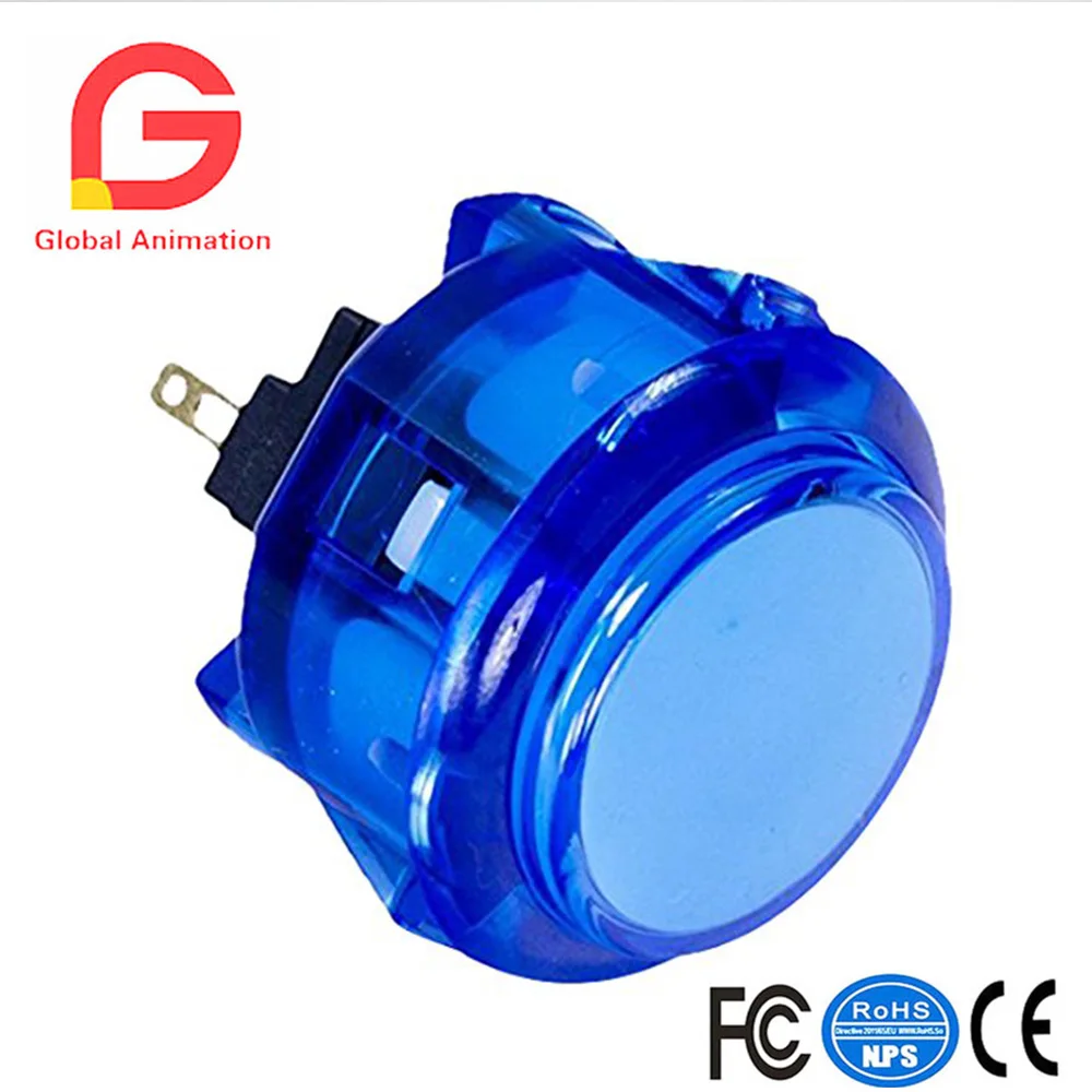 8 PCS SANWA DENSHI Snap type Push Button Expression Clear Blue OBSC-30-CB 30mm diameter w/o wire (video game button size)
8 PCS SANWA DENSHI Snap type Push Button Expression Clear Blue OBSC-30-CB 30mm diameter w/o wire (video game button size)