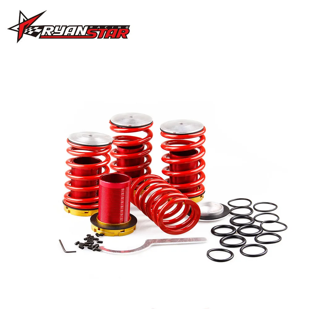 lowering suspension adjustable Coilover Springs kit for Honda Civic 88-00 Red available CK001-R | Автомобили и мотоциклы