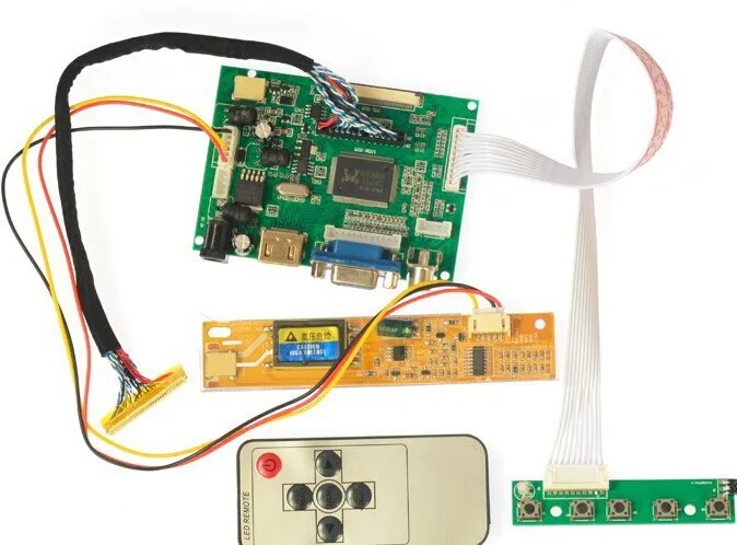 HDMI + 2AV+ VGA LCD Driver Controller Board Kit for Panel LP154W01 / B154EW08 / B154EW01 / LP154WX4 /LTN154X1 LTN154X3 1280*800
HDMI + 2AV+ VGA LCD Driver Controller Board Kit for Panel LP154W01 / B154EW08 / B154EW01 / LP154WX4 /LTN154X1 LTN154X3 1280*800