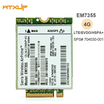 Gobi5000 Sierra Wireless Airprime EM7355 LTE EVDO/HSPA WWAN NGFF unlock 4G Module SPS 704030 for HP Elitebook 820 840 850 G1 14
Gobi5000 Sierra Wireless Airprime EM7355 LTE EVDO/HSPA WWAN NGFF unlock 4G Module SPS 704030 for HP Elitebook 820 840 850 G1 14