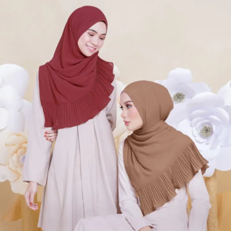 M MISM Muslim Women Headscarf 185*70 CM Long hijab Simple Ethnic Muslim Soft Chiffon Solid Color Fold Wave 24 Colors Available
M MISM Muslim Women Headscarf 185*70 CM Long hijab Simple Ethnic Muslim Soft Chiffon Solid Color Fold Wave 24 Colors Available