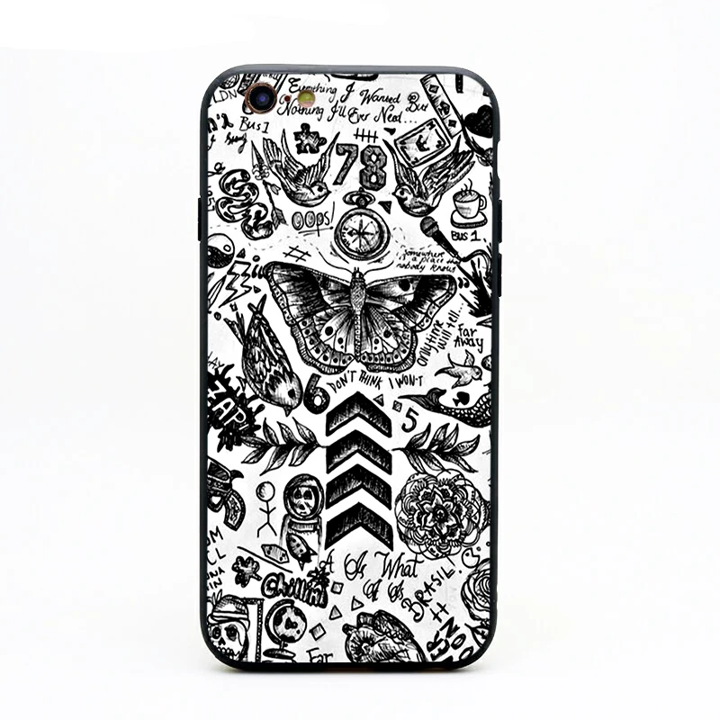 Harry Styles One Direction tattoos phone cases TPU+PC Black covers for iPhone X 6 7 8 plus 5 5s 6s se for Apple X best diy case
Harry Styles One Direction tattoos phone cases TPU+PC Black covers for iPhone X 6 7 8 plus 5 5s 6s se for Apple X best diy case