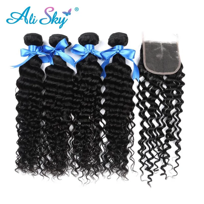 Alisky Hair Peruvian Deep Curly 4 Bundles With Frontal Closure Remy Hair Extension Human Hair Weave Bundles With Closure
Alisky Hair Peruvian Deep Curly 4 Bundles With Frontal Closure Remy Hair Extension Human Hair Weave Bundles With Closure