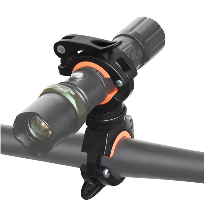 Cycling Flashlight Torch Holder Front Light Mount Bracket 360 Degree Rotation Adjustable Lamp Clip Bike pump bracket
Cycling Flashlight Torch Holder Front Light Mount Bracket 360 Degree Rotation Adjustable Lamp Clip Bike pump bracket