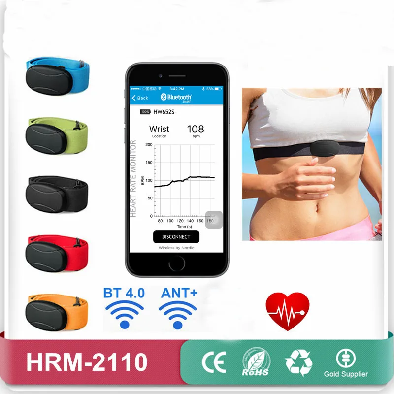 Heart Rate Meter Bluetooth Pulse Sensor Cardio Sport Chest Strap Belt Heart Rate Monitor Polar Style BLE ANT+ HRM for Fitness
Heart Rate Meter Bluetooth Pulse Sensor Cardio Sport Chest Strap Belt Heart Rate Monitor Polar Style BLE ANT+ HRM for Fitness