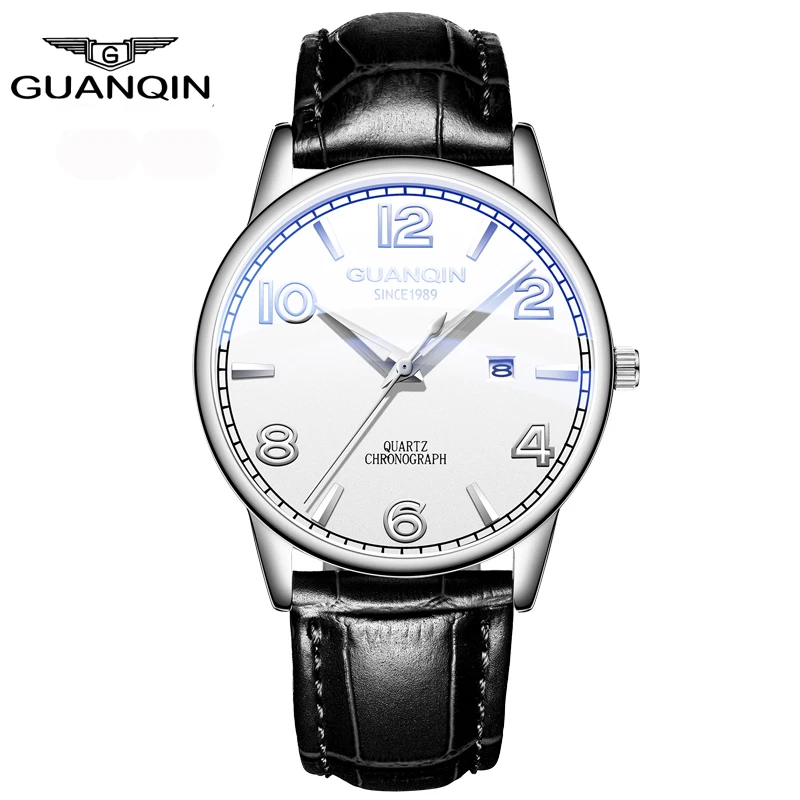 Relogio Masculino GUANQIN Fashion Personality Men's Quartz Watch Top Luxury Simple Waterproof Leather Mens Clock Erkek Kol Saati
Relogio Masculino GUANQIN Fashion Personality Men's Quartz Watch Top Luxury Simple Waterproof Leather Mens Clock Erkek Kol Saati