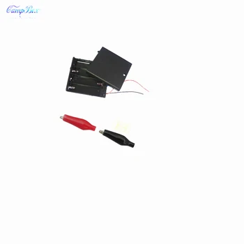 50Pcs 4xAAA Battery Case Holder Socket Wire Junction Boxes With Wires, Switch&Cover, Black+Red Crocodile Alligator Clip
50Pcs 4xAAA Battery Case Holder Socket Wire Junction Boxes With Wires, Switch&Cover, Black+Red Crocodile Alligator Clip