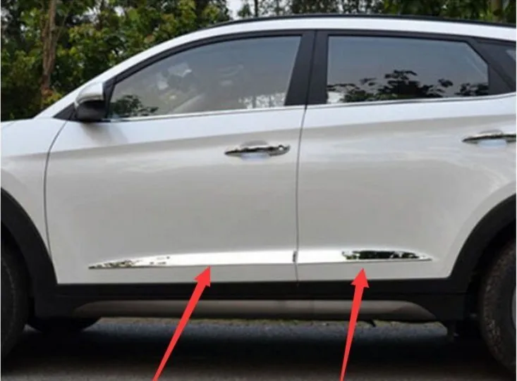 CHROME SIDE door lining body adornment line TRIM border style COVER protector TRIM 2016 TUCSON SUITABLE2015
CHROME SIDE door lining body adornment line TRIM border style COVER protector TRIM 2016 TUCSON SUITABLE2015