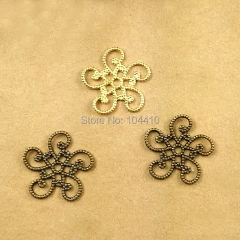12mm Vintage Filigree Flower Charms Connectors Blanks Metal Bu Yao Hair Sticks DIY Jewelry Accessories Findings Multi-color 
12mm Vintage Filigree Flower Charms Connectors Blanks Metal Bu Yao Hair Sticks DIY Jewelry Accessories Findings Multi-color