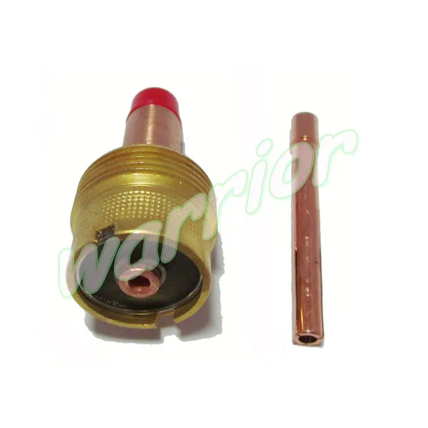 Warrior 2PCS Large Gas Lens Collet Kit 10N24 Collet 45V64 3/32" 2.4mm for Tig Welding Torch SR WP 17 18 26
Warrior 2PCS Large Gas Lens Collet Kit 10N24 Collet 45V64 3/32" 2.4mm for Tig Welding Torch SR WP 17 18 26
