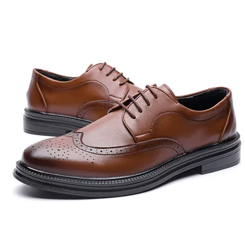 Men Dress Shoes Quality Men Formal Shoes Lace-up Men Business Oxford Shoes Brand Men Wedding Party Shoes
Men Dress Shoes Quality Men Formal Shoes Lace-up Men Business Oxford Shoes Brand Men Wedding Party Shoes