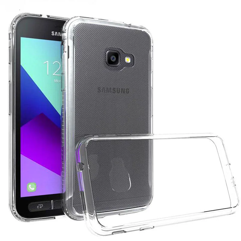 Для Samsung Galaxy Xcover 4 Чехол чехол силиконовый бампер противоударный Прозрачный
