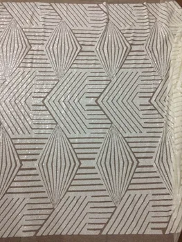 Newest french net lace fabric white African lace embroidery fabric with sequins
Newest french net lace fabric white African lace embroidery fabric with sequins