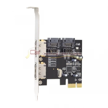 CY PCI-E to 4 Ports SATA 3.0 ESATA PCIE SATA3 6Gbps Expansion Card PCI-E Adapter
CY PCI-E to 4 Ports SATA 3.0 ESATA PCIE SATA3 6Gbps Expansion Card PCI-E Adapter