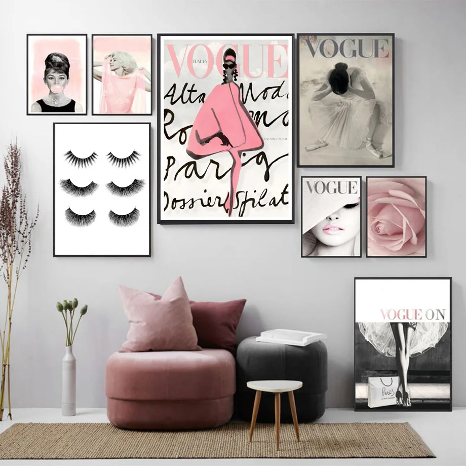 Fashion Girl Eyelash Skirt Balloon Flower Wall Art Canvas Painting Nordic Posters And Prints Wall Pictures For Living Room Decor
Fashion Girl Eyelash Skirt Balloon Flower Wall Art Canvas Painting Nordic Posters And Prints Wall Pictures For Living Room Decor