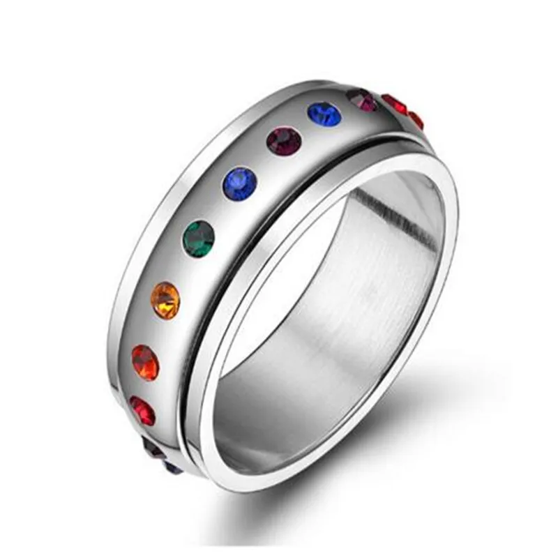 Кольца ювелирные изделия кольцо для пар Aaa Cz стальной круглый романтический