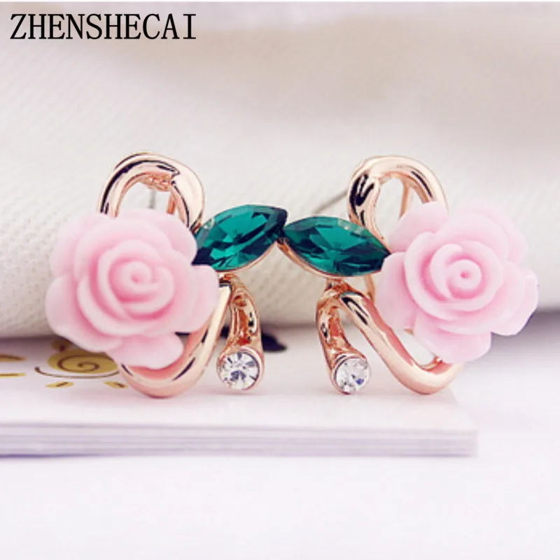 Christmas Gift white pink Flower Crystal Earrings For Women Vintage Style Cute Sweet Stud Earrings Fashion Jewelry New Hot e0344
Christmas Gift white pink Flower Crystal Earrings For Women Vintage Style Cute Sweet Stud Earrings Fashion Jewelry New Hot e0344