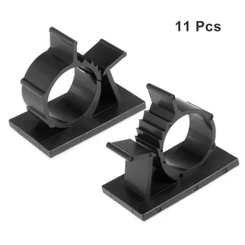 UXCELL Black 11Pcs 22.2mm-25.4mm 10mm-12.5mm Available Dia. Self Adhesive Adjustable Wire Cable Tie Sticker Clip 1013/2225
UXCELL Black 11Pcs 22.2mm-25.4mm 10mm-12.5mm Available Dia. Self Adhesive Adjustable Wire Cable Tie Sticker Clip 1013/2225