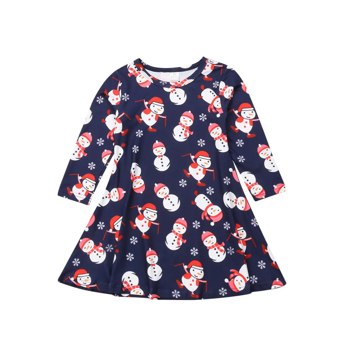 Christmas Toddler Kids Girls Dress Long Sleeve Snowman Snowflake Print A-line Princess Party Dresses Clothes
Christmas Toddler Kids Girls Dress Long Sleeve Snowman Snowflake Print A-line Princess Party Dresses Clothes
