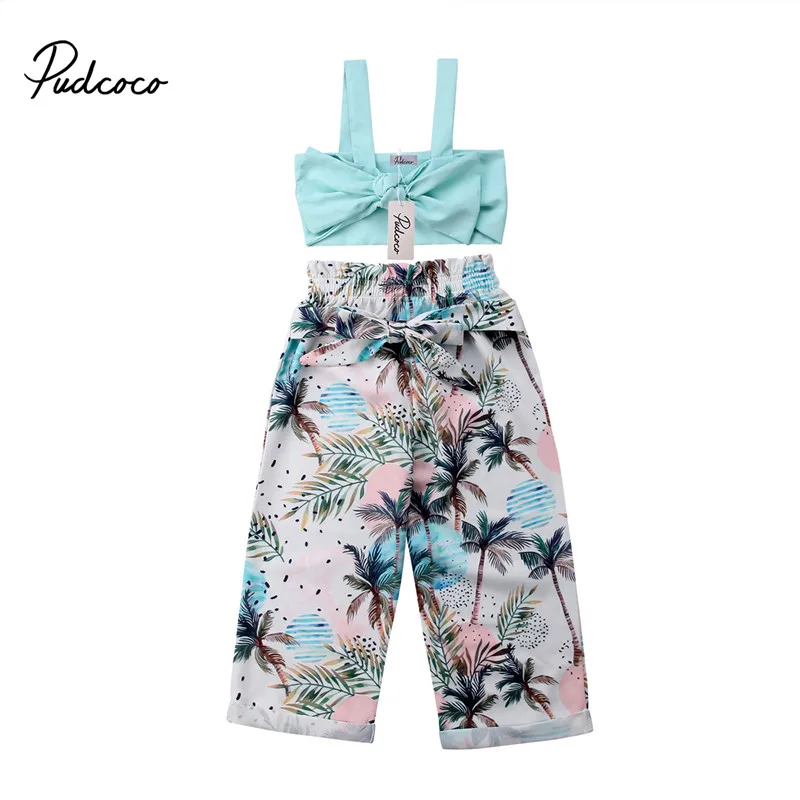 Hot Lovely Summer Kids Baby Girls Strap Bowknot Sleeveless Strapless Tops Tree Print Casual Long Pants Leggings Trousers Outfits
Hot Lovely Summer Kids Baby Girls Strap Bowknot Sleeveless Strapless Tops Tree Print Casual Long Pants Leggings Trousers Outfits