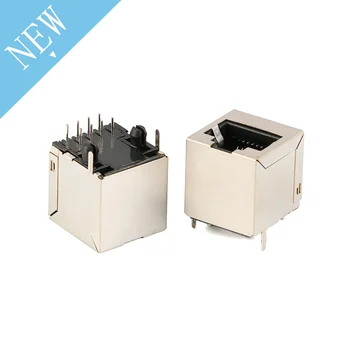 10pcs Connectors RJ45 5224 Vertical RJ45 Socket Network interface Network socket 5224-8P8C Brass Pin
10pcs Connectors RJ45 5224 Vertical RJ45 Socket Network interface Network socket 5224-8P8C Brass Pin