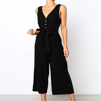 Women Ladies Playsuit Party Jumpsuit Romper Tank Top Wide Leg Long Trousers Pants Clubwear Summer Jumpsuits For Women
Women Ladies Playsuit Party Jumpsuit Romper Tank Top Wide Leg Long Trousers Pants Clubwear Summer Jumpsuits For Women
