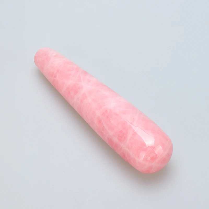7 inch Natural Rose Quartz Yoni Wand Crystal Massage Wand Huge Magic Pleasure Sticks Body Massager Toys for Women Kegel Exercise 5