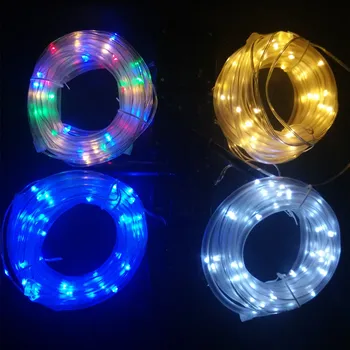 YIYANG 7M 12M Outdoor Solar LED String Lights Waterproof Rope Tube String Fairy Garden Fence Landscape Light Seto Valla Luces
YIYANG 7M 12M Outdoor Solar LED String Lights Waterproof Rope Tube String Fairy Garden Fence Landscape Light Seto Valla Luces