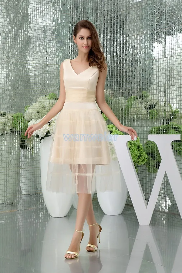 free shipping modest 2013 design hot sale cap sleeve go yard custom size plus size gown short sweet champagne Cocktail Dresses 
free shipping modest 2013 design hot sale cap sleeve go yard custom size plus size gown short sweet champagne Cocktail Dresses