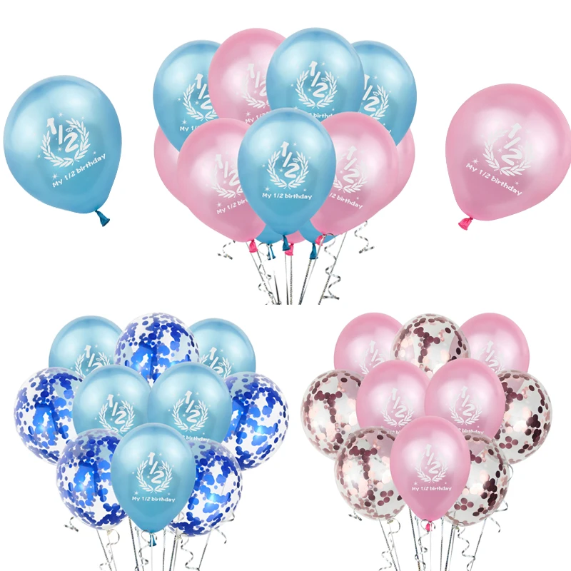 10pcs/lot 12inch Amawill Half Birthday Party Balloons It's My 1/2 Birthday Pink Blue Latex Ballons 6 Months Baby Shower Girl Boy
10pcs/lot 12inch Amawill Half Birthday Party Balloons It's My 1/2 Birthday Pink Blue Latex Ballons 6 Months Baby Shower Girl Boy