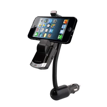 Bluetooth Car Kit Phone Holder Original BT8118 BT Handfree Calling FM Transmitter with USB Charger Support Car Music Playi
Bluetooth Car Kit Phone Holder Original BT8118 BT Handfree Calling FM Transmitter with USB Charger Support Car Music Playi