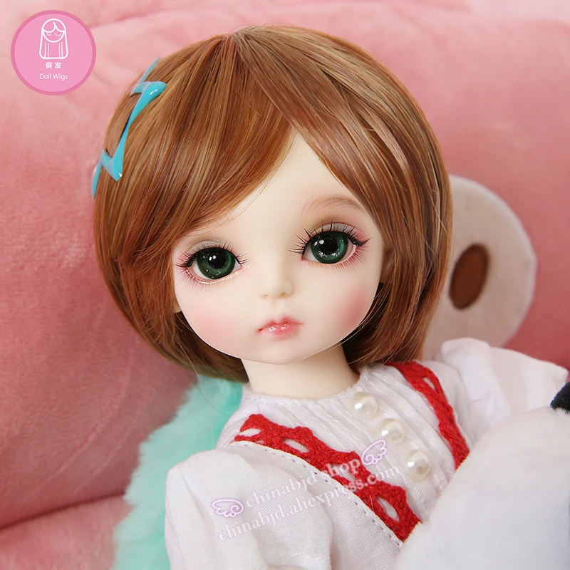 Wig For Doll BJD Lovely hair size 6.5 inch 1/6 high-temperature Curly wig Doll BJD Lovely Wig in beauty The princess hair L06B
Wig For Doll BJD Lovely hair size 6.5 inch 1/6 high-temperature Curly wig Doll BJD Lovely Wig in beauty The princess hair L06B
