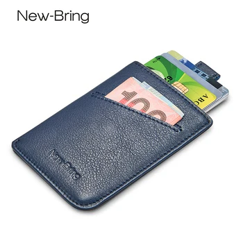 NewBring Slim Leather Wallet Men Credit Card & ID Holders Compact Mini Purse Cash Women Card Holder Sleeve Purse Blue Black
NewBring Slim Leather Wallet Men Credit Card & ID Holders Compact Mini Purse Cash Women Card Holder Sleeve Purse Blue Black