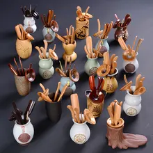 Six Gentlemen for Home Kung Fu Tea Set Ceramic Tea Set Tray AccessoriesTea Clip Needle Spoon Cups Leak Mat Macombination E $
Six Gentlemen for Home Kung Fu Tea Set Ceramic Tea Set Tray AccessoriesTea Clip Needle Spoon Cups Leak Mat Macombination E $