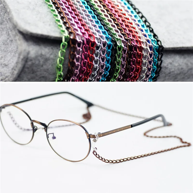 Simple Classic 70cm Spectacles Sunglasses Eyewear Chain Neck Cord Strap Rope Aluminum Eyeglass Strap for Unisex
Simple Classic 70cm Spectacles Sunglasses Eyewear Chain Neck Cord Strap Rope Aluminum Eyeglass Strap for Unisex