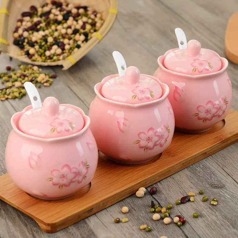 Kitchen,Dining & Bar Cherry blossoms China Ceramic Spice Jar 3pcs/set Bamboo tray Kitchen Tools & Gadgets Herb & Spice Tools
Kitchen,Dining & Bar Cherry blossoms China Ceramic Spice Jar 3pcs/set Bamboo tray Kitchen Tools & Gadgets Herb & Spice Tools