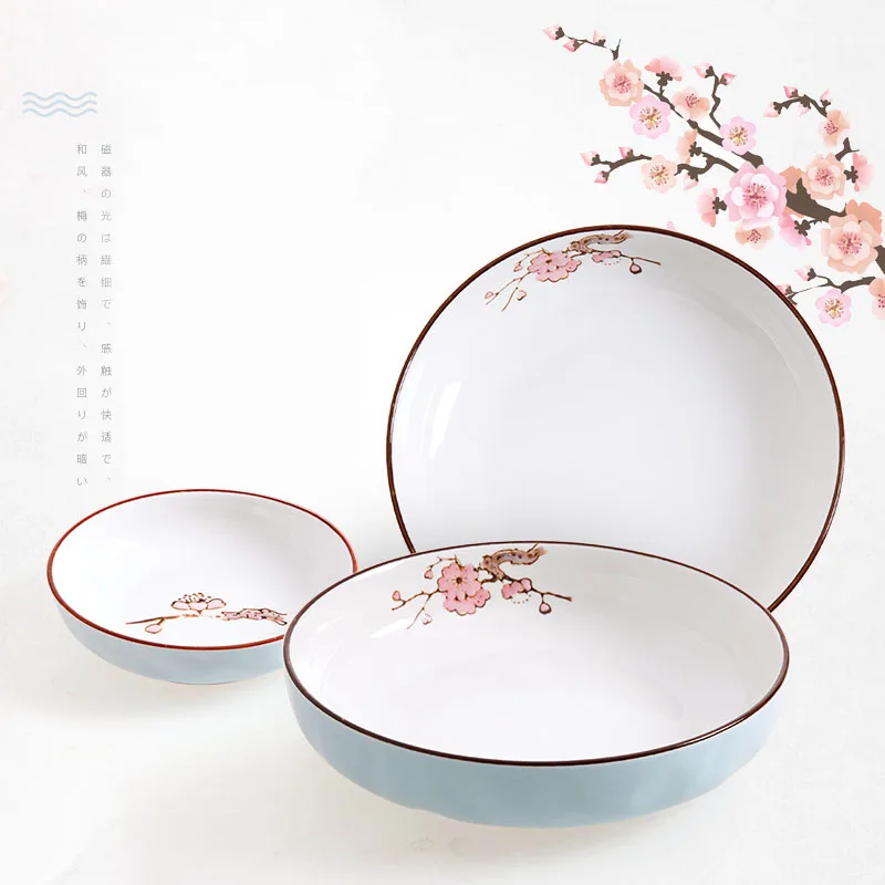 Ceramic Dish Plate Dinner Plates Tableware Soup Dish Restaurant Wedding Kitchen Plates Sushi Dessert Cake Plate Salad Dishes
Ceramic Dish Plate Dinner Plates Tableware Soup Dish Restaurant Wedding Kitchen Plates Sushi Dessert Cake Plate Salad Dishes