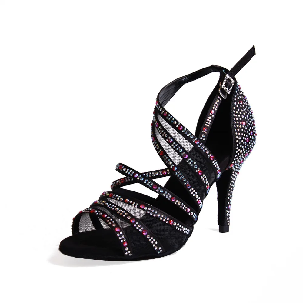 Women Ballroom Latin Dance Shoes Black Red Nude Salsa Bachata Tango Dance Shoes Wedding Social Party Heel 8.5cm Soft Sole VA45
Women Ballroom Latin Dance Shoes Black Red Nude Salsa Bachata Tango Dance Shoes Wedding Social Party Heel 8.5cm Soft Sole VA45