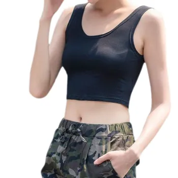 Solid Black White Crop Tops Summer Slim Short Top Women Sleeveless Tank Tops Vest Female Summer Casual Tube Top 2018
Solid Black White Crop Tops Summer Slim Short Top Women Sleeveless Tank Tops Vest Female Summer Casual Tube Top 2018