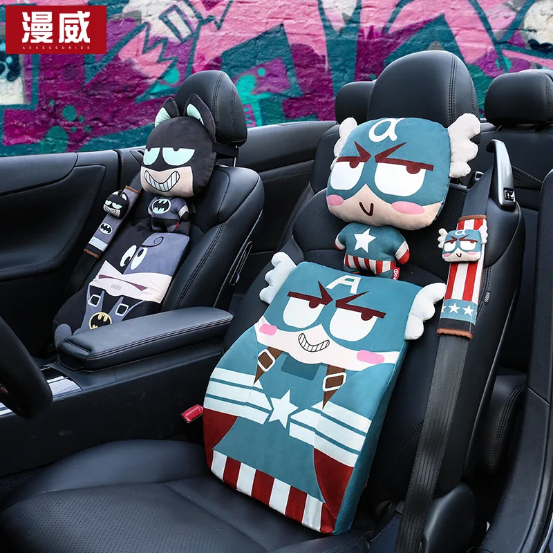 Cartoon seat pillow for automobile headrest and neck pillow lovely head cushion for automobile interior decoration
Cartoon seat pillow for automobile headrest and neck pillow lovely head cushion for automobile interior decoration