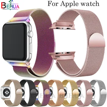 Milanese Loop Bracelet Stainless band+Connector For Apple Watch 38mm 42mm Bracelet strap for iwatch series 1/2/3/4 Band Strap
Milanese Loop Bracelet Stainless band+Connector For Apple Watch 38mm 42mm Bracelet strap for iwatch series 1/2/3/4 Band Strap