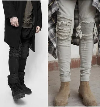 Slim Fit Jeans Pants Men Fashion Casual Denim Trousers Pockets Ripped Hole Streetwear Plus Size
Slim Fit Jeans Pants Men Fashion Casual Denim Trousers Pockets Ripped Hole Streetwear Plus Size