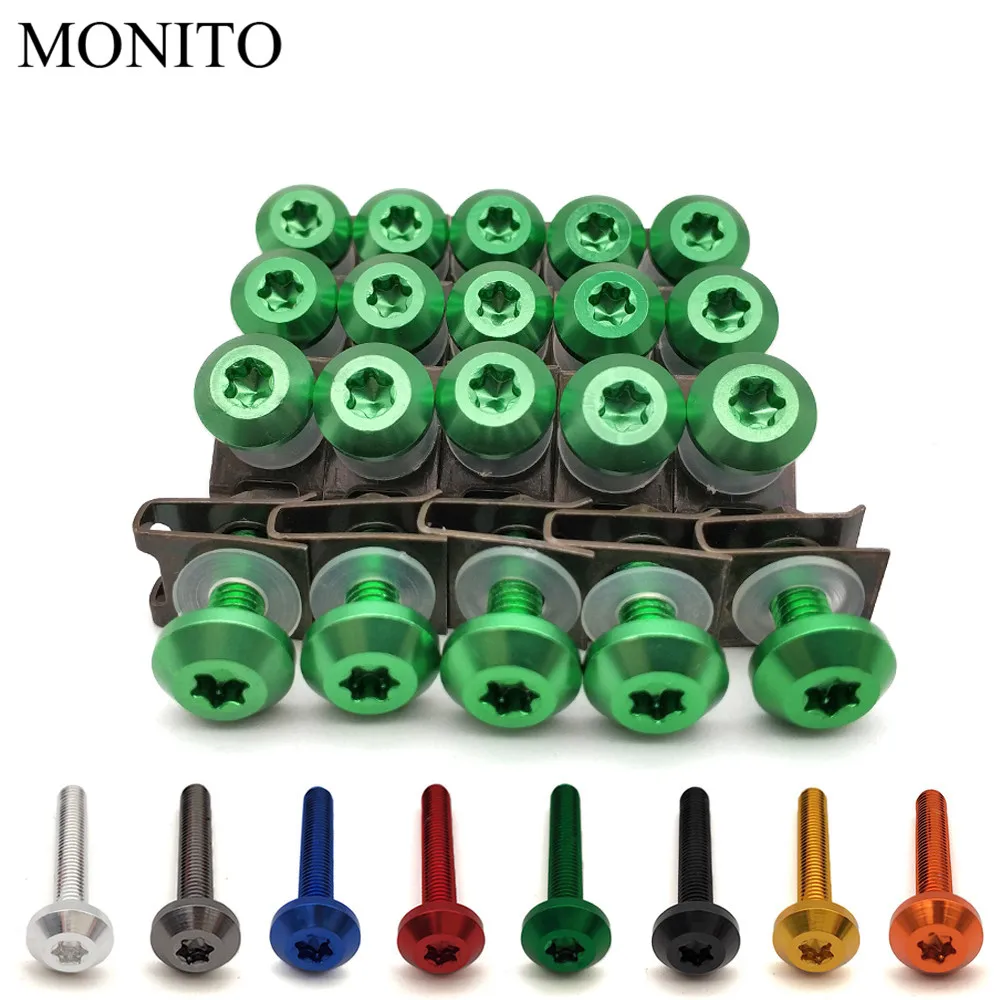 20pcs M6 Motorcycle Fairing Bolts Nuts Kit Body Fastener Clips Screws For KAWASAKI Versys 1000 ZX12R ZX6R ZX636R ZX6 ZX9R ZZR600
20pcs M6 Motorcycle Fairing Bolts Nuts Kit Body Fastener Clips Screws For KAWASAKI Versys 1000 ZX12R ZX6R ZX636R ZX6 ZX9R ZZR600