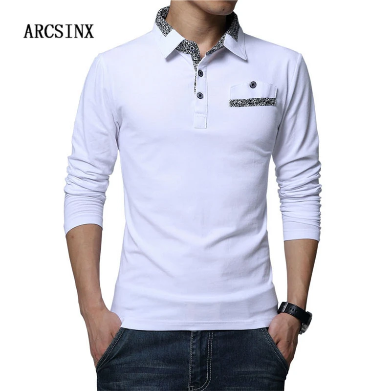 ARCSINX Slim Fit Polo Shirt Men Plus Size 5XL 4XL 3XL Long Sleeve Men Polos Casual Cotton Men Polo Shirt White Big Size Polos
ARCSINX Slim Fit Polo Shirt Men Plus Size 5XL 4XL 3XL Long Sleeve Men Polos Casual Cotton Men Polo Shirt White Big Size Polos
