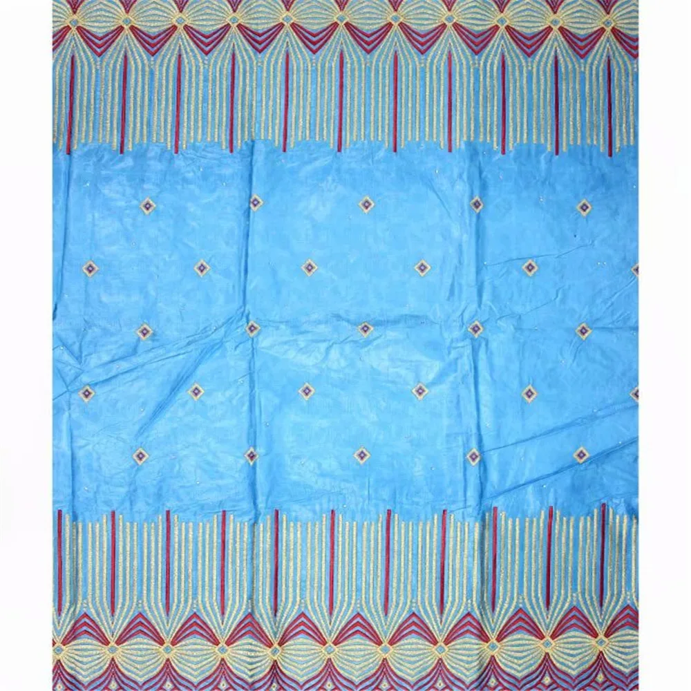 High Quality 5+2 Yards Nigeria Embroidery Sky Blue Lace African Dress Bazin Lace Fabric X571-9
High Quality 5+2 Yards Nigeria Embroidery Sky Blue Lace African Dress Bazin Lace Fabric X571-9