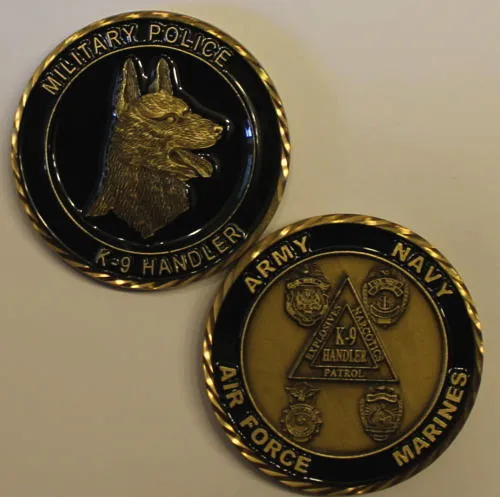 K9 Handler Army Navy Marine Air Force Military Police Challenge Coin, Sample order, DHL Free shipping
K9 Handler Army Navy Marine Air Force Military Police Challenge Coin, Sample order, DHL Free shipping
