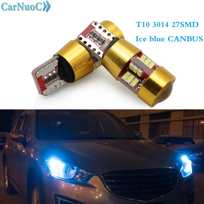2pcs T10 W5W Canbus No Error LED Parking Lights Wedge Lamp 3014 27SMD Auto License Plate Light Clearance Car Bulb accessories
2pcs T10 W5W Canbus No Error LED Parking Lights Wedge Lamp 3014 27SMD Auto License Plate Light Clearance Car Bulb accessories