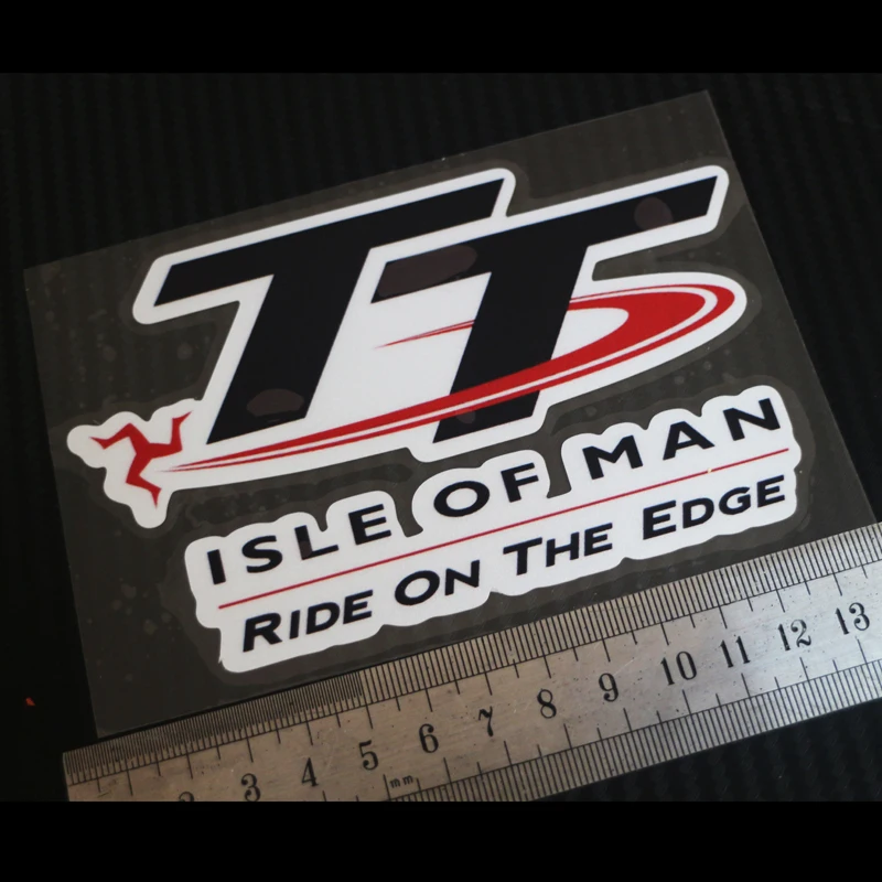 1PCS moto car Styling Decals For TT Isle of Man RIDE ON THE EDGE Reflective stickers
1PCS moto car Styling Decals For TT Isle of Man RIDE ON THE EDGE Reflective stickers