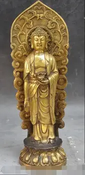 Free shipping S00548 11"chinese buddhism temple bronze gilt lotus sakyamuni Shakyamuni buddha statue
Free shipping S00548 11"chinese buddhism temple bronze gilt lotus sakyamuni Shakyamuni buddha statue