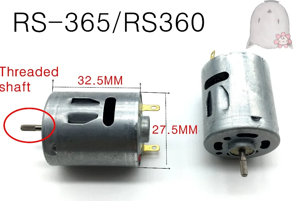 RS360 High speed Micro DC motor Hair Dryer Motor Model aircraft motor HM motor Threaded shaft
RS360 High speed Micro DC motor Hair Dryer Motor Model aircraft motor HM motor Threaded shaft